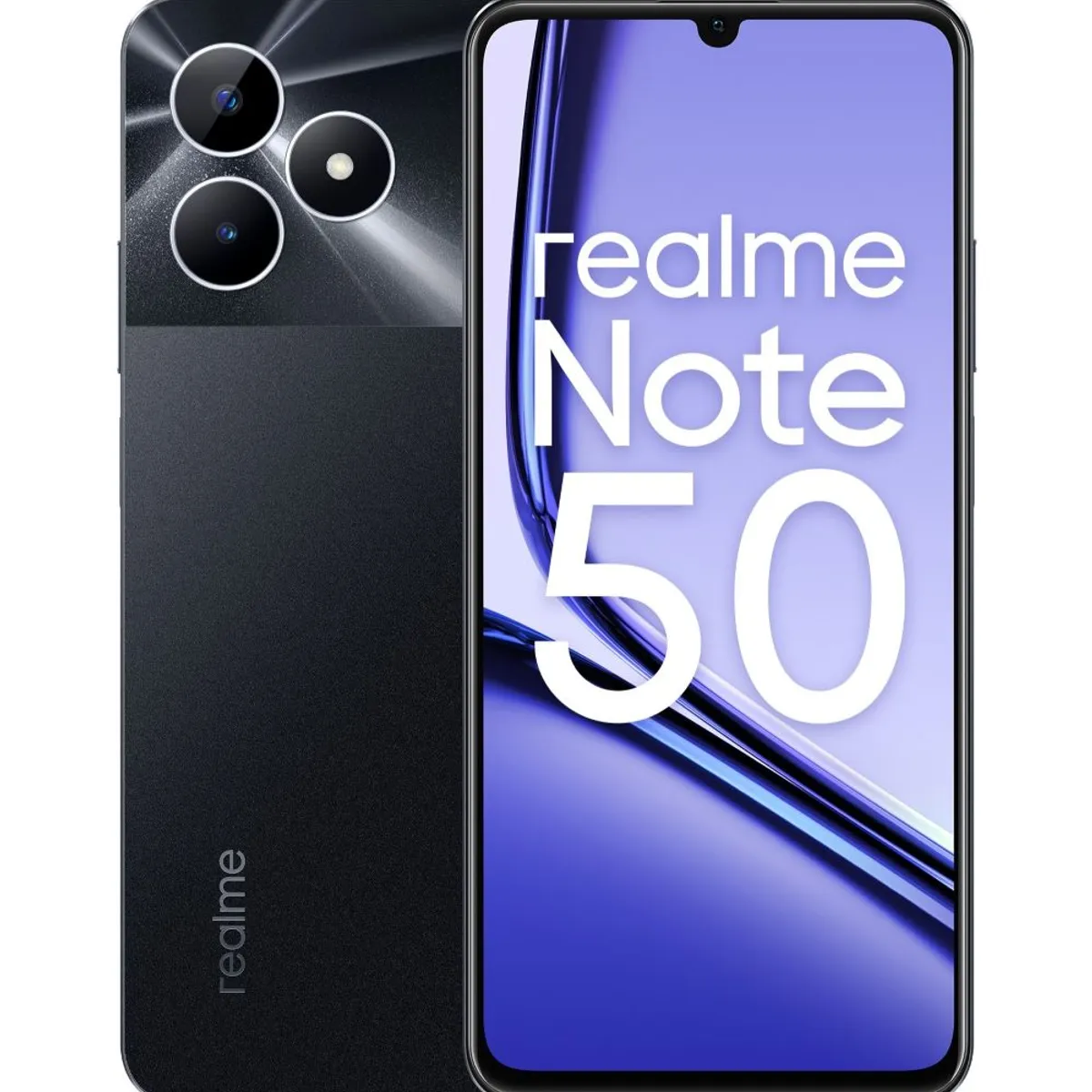 REALME - REALME NOTE  50 New Model  64GB ROM+ 6GB RAM *(3GB+ 3GB Extended) / COLOR:NEGRO MEDIANOCHE