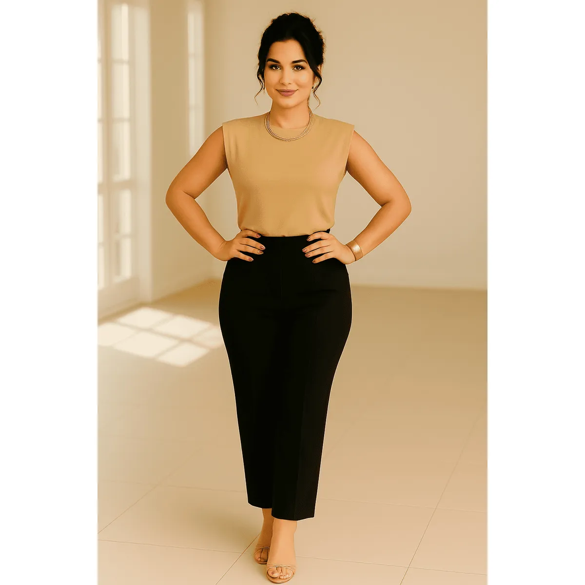 AMA OUTFITTERS - POLO MUSCLE TEE CON HOMBRERAS