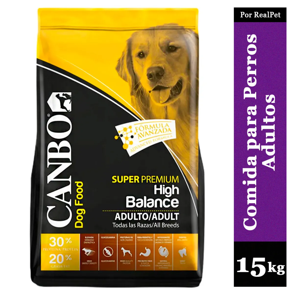 CANBO - Comida Perro Adulto Canbo High Balance Todas las Razas 15 kg