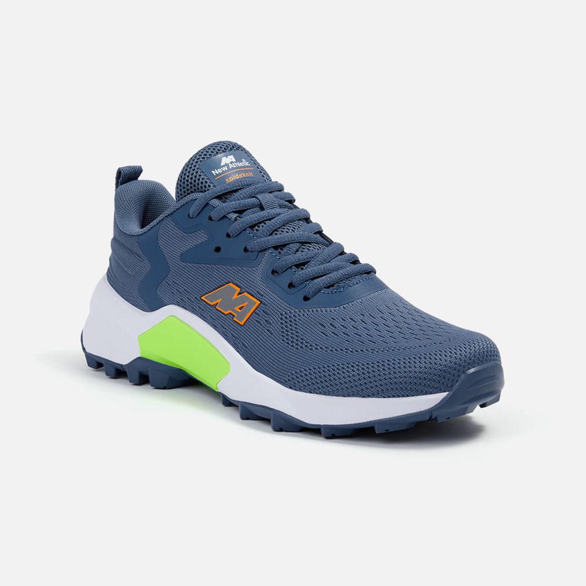 NEW ATHLETIC - Zapatillas New Athletic Outdoor Climb14 Gris Oscuro Con Verde Neon Hombre