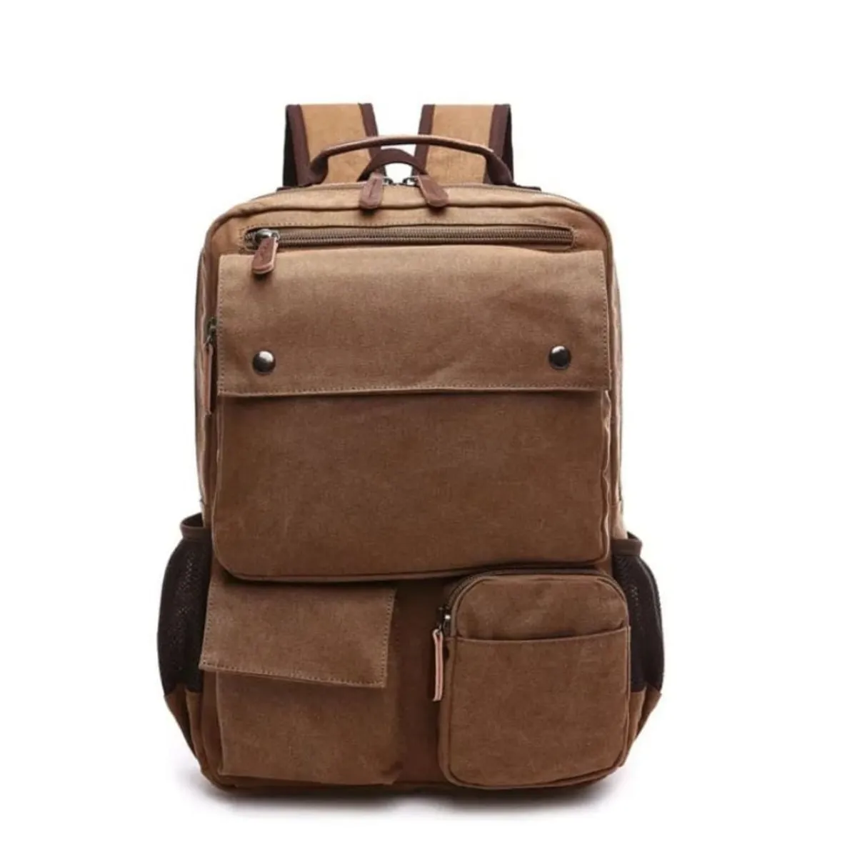 GENERICO - Mochila de viajera multiuso lona de alta calidad