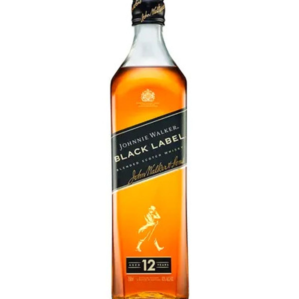 JOHNNIE WALKER - Whisky BLACK LABEL 750ML SIN ESTUCHE