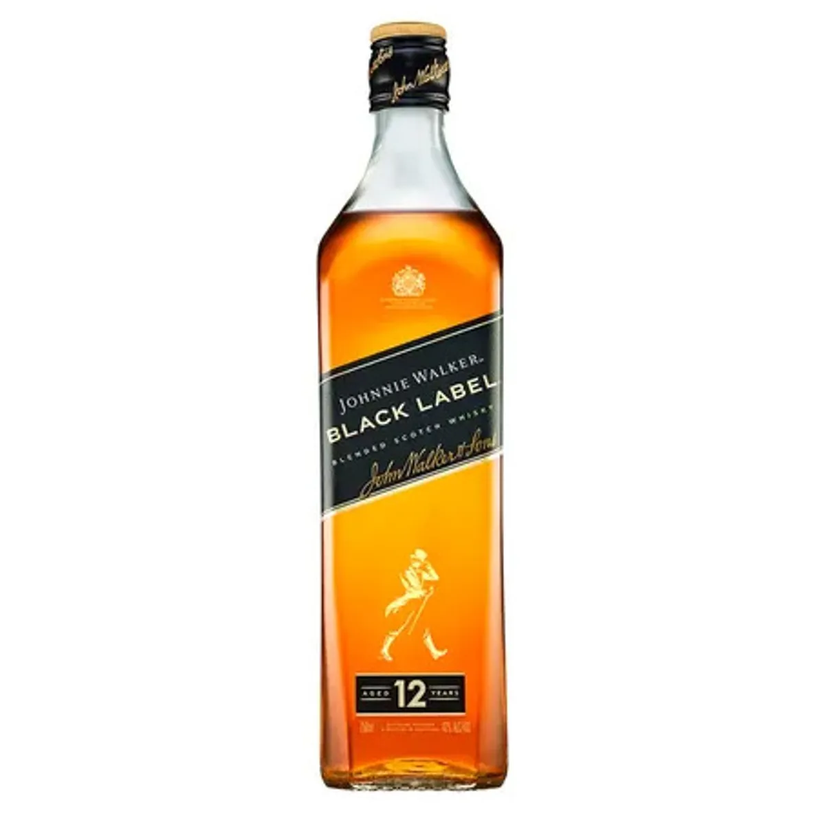 JOHNNIE WALKER - Whisky BLACK LABEL 750ML SIN ESTUCHE