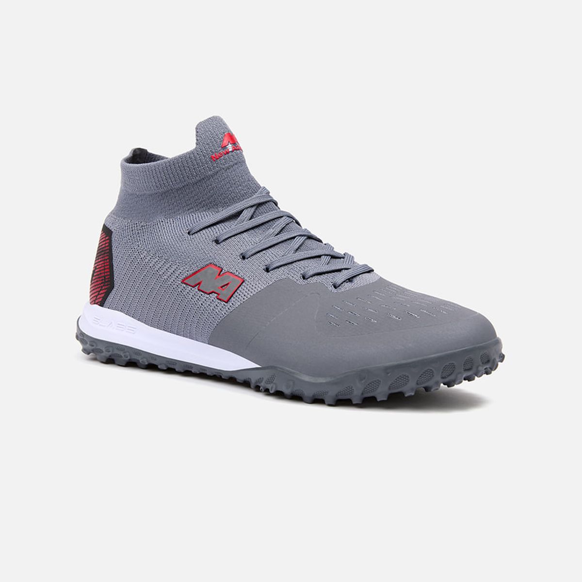 NEW ATHLETIC - Zapatillas New Athletic Football Slabs79 Gris Con Rojo Juvenil