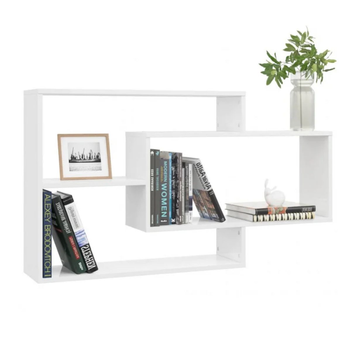 GENERICO - Repisa Flotante Prate Blanco Petrox Home