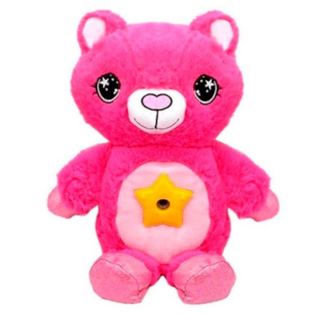 GENERICO - Peluche Osito Lampara Proyector Fuccia