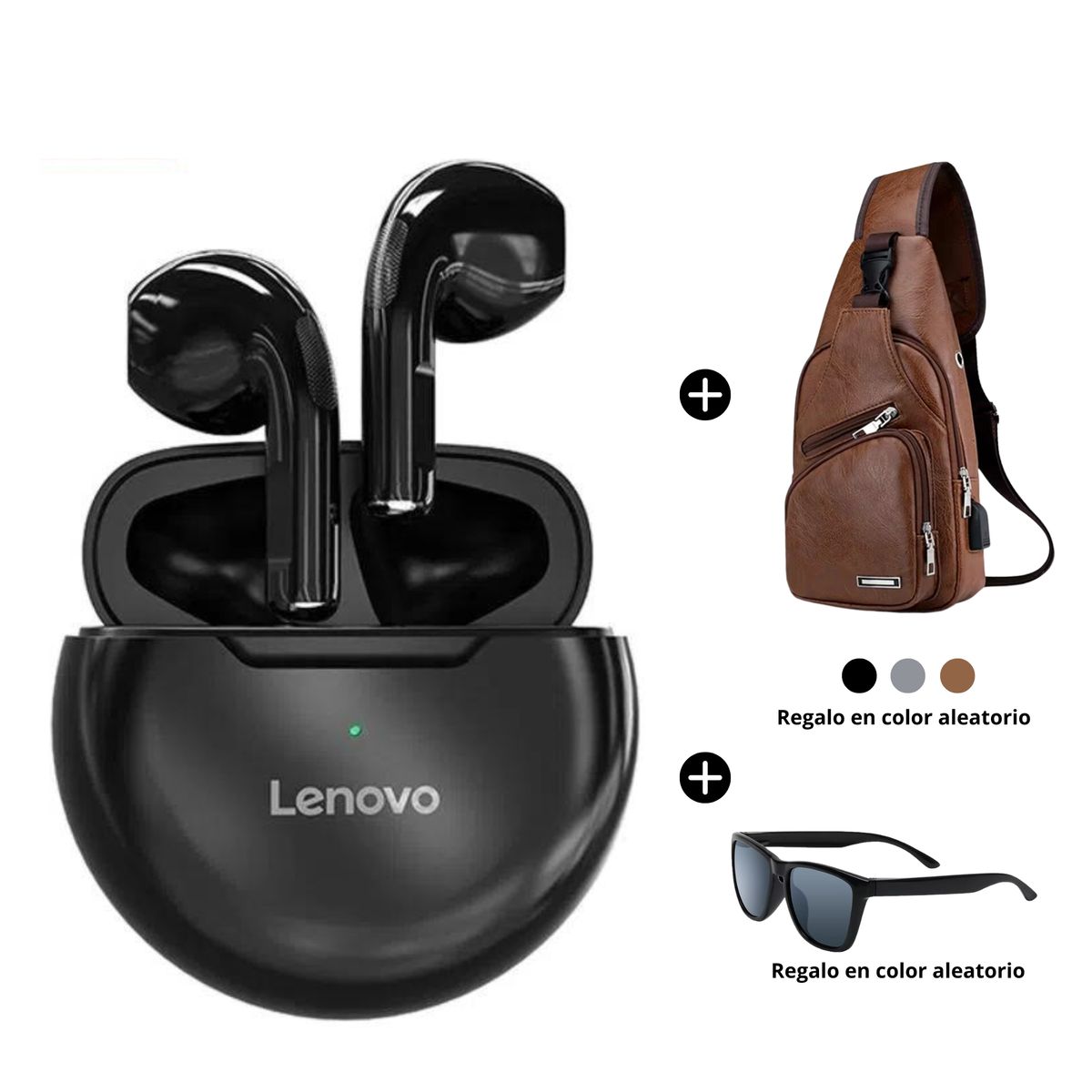 LENOVO - Audífonos Inalámbricos Lenovo HT38 + Morral + Lentes regalo