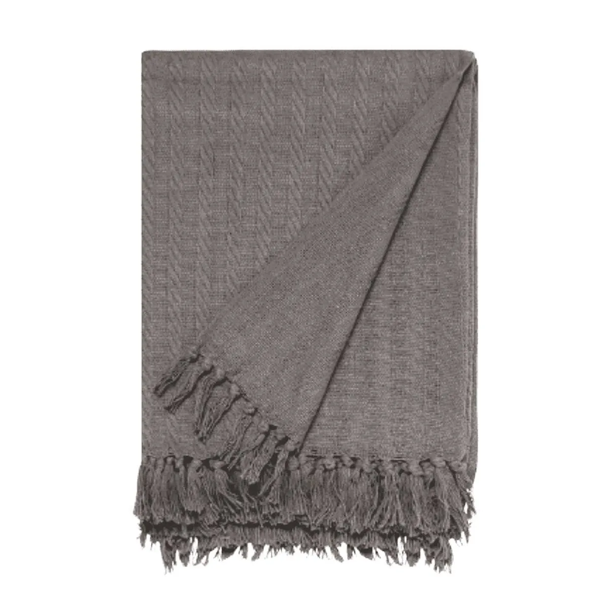 MAP DESIGN HOME - Manta Palmas Charcoal 170x130cm