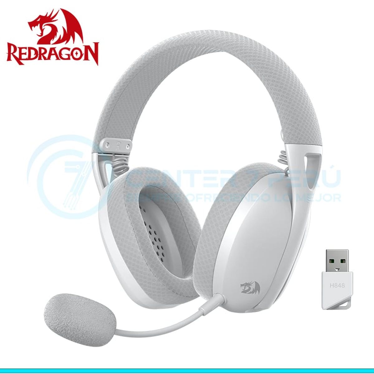 REDRAGON - Auriculares Redragon Ire Wireless H848G GRAY