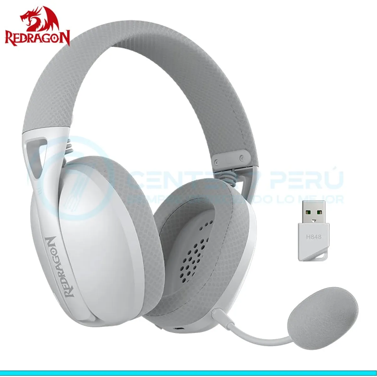REDRAGON - Auriculares Redragon Ire Wireless H848G GRAY