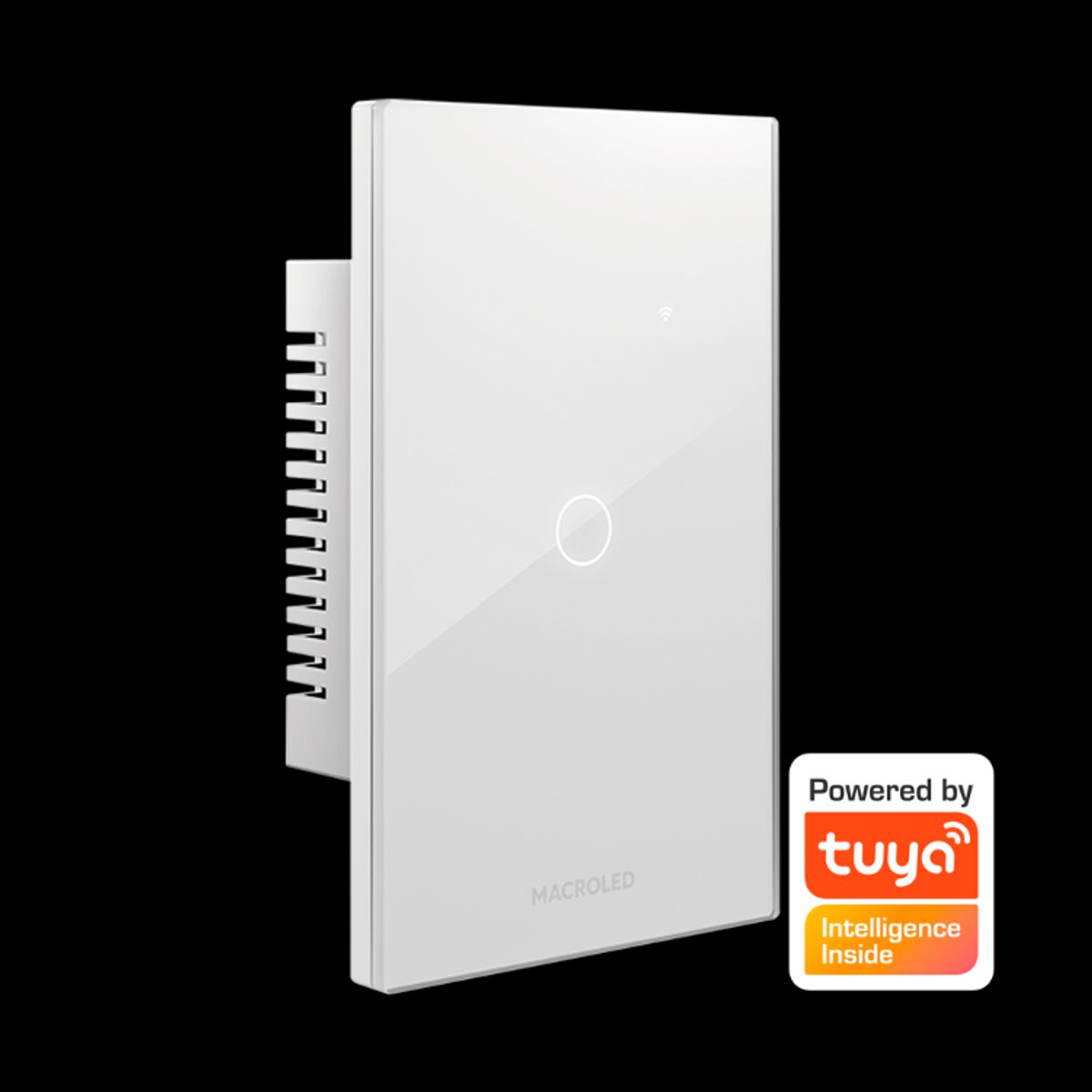 GENERICO - Interruptor Simple Inteligente MACROLED Wifi Smart  Alexa Google Home