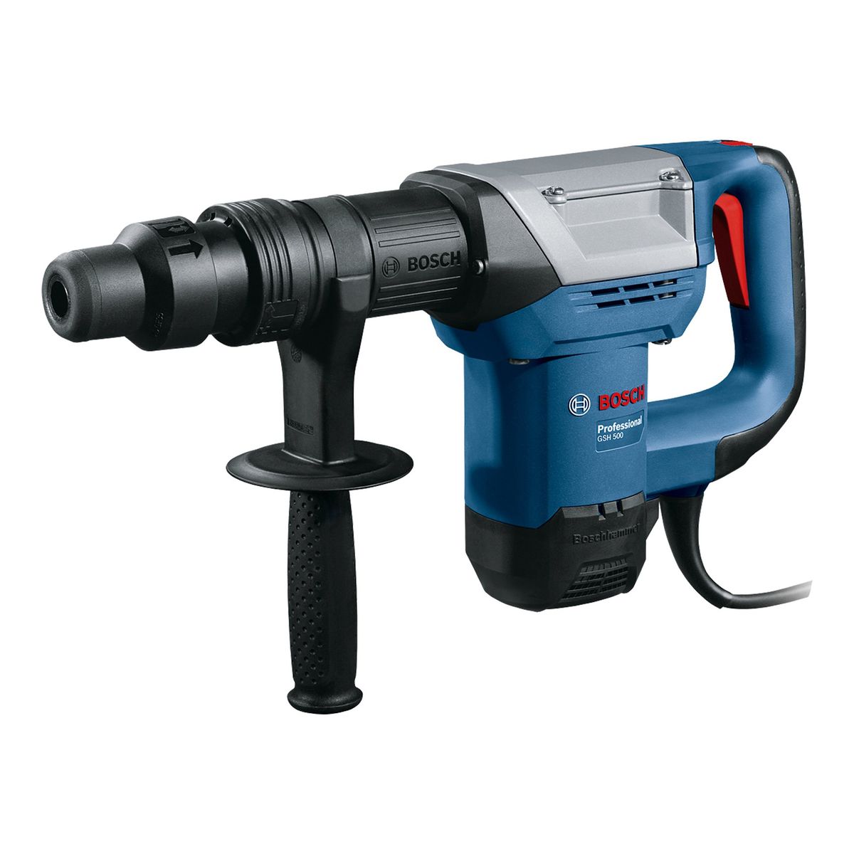 BOSCH - Martillo Demoledor 5 Kg. Bosch Gsh 500 1100 Watts 7.5 Jouls + maletin