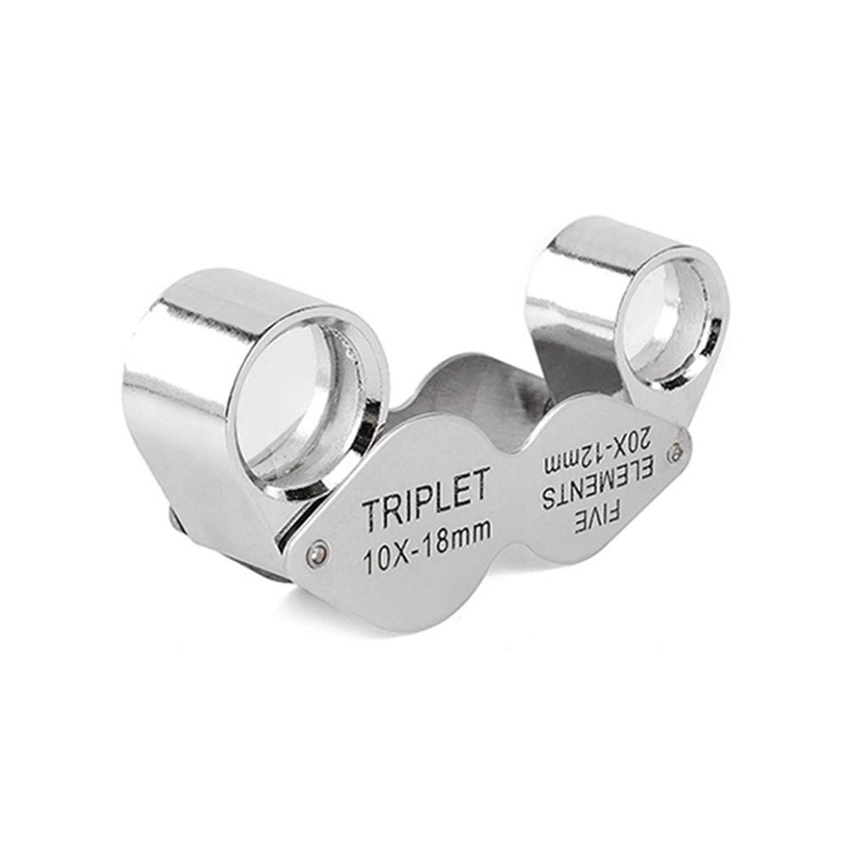 GENERICO - Lupa Geologica doble lente 10x 18mm y 20x 12mm