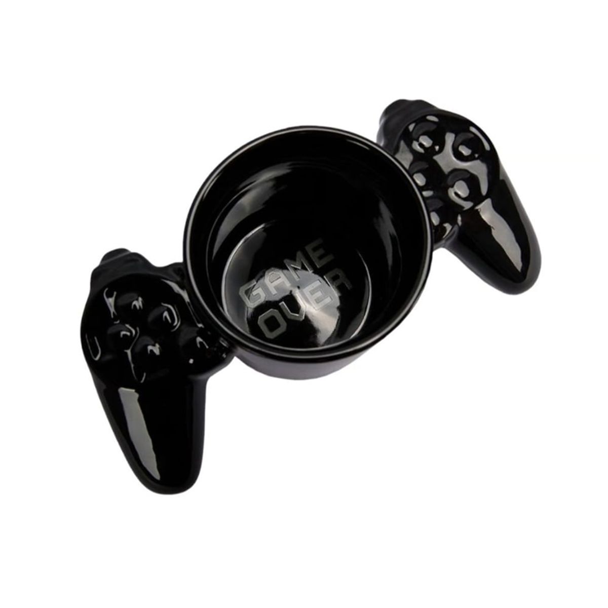 GENERICO - Taza 3D Mando de play negro- Game Over