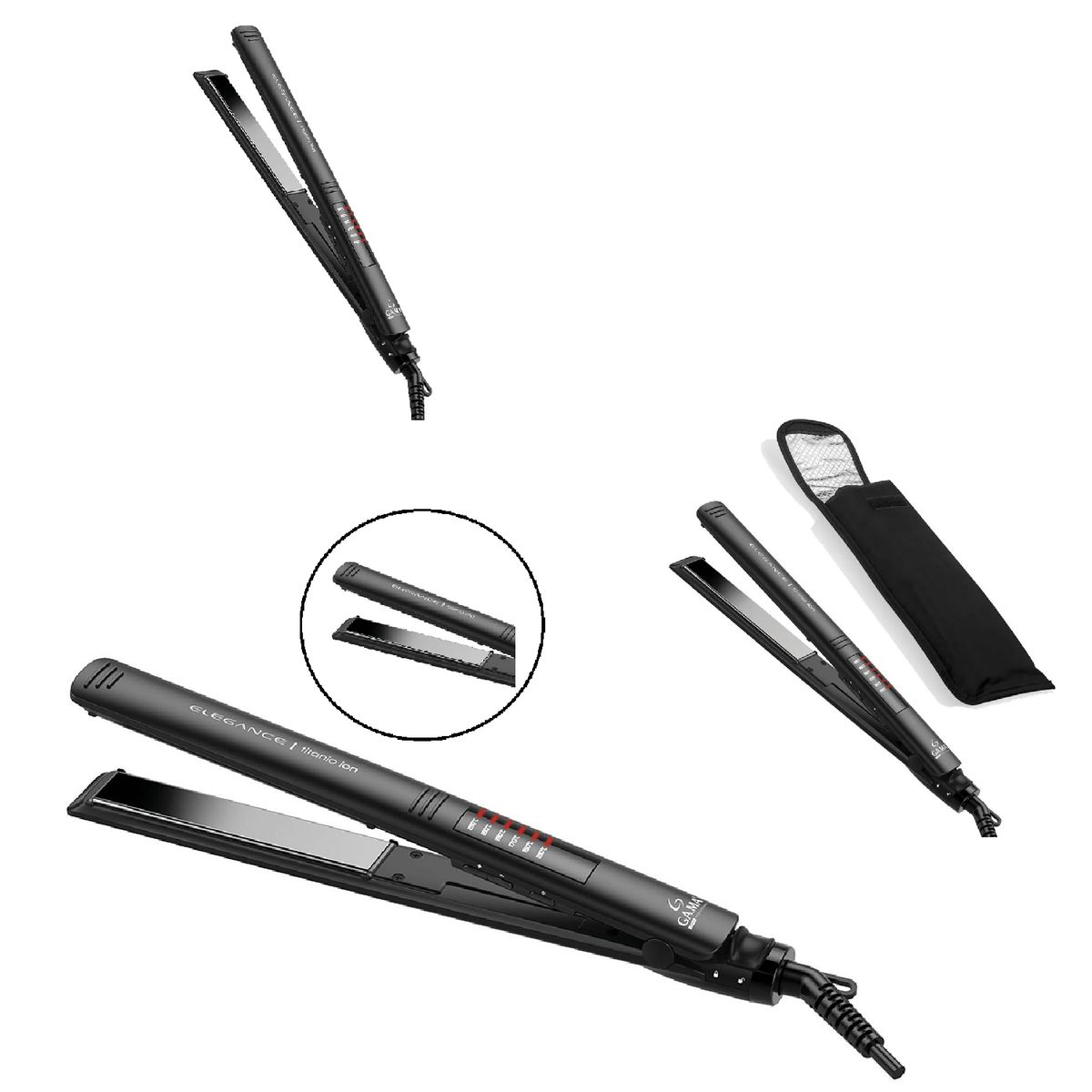 Gama - Alizador Elegance Led Titanio 220V Gama -Negro