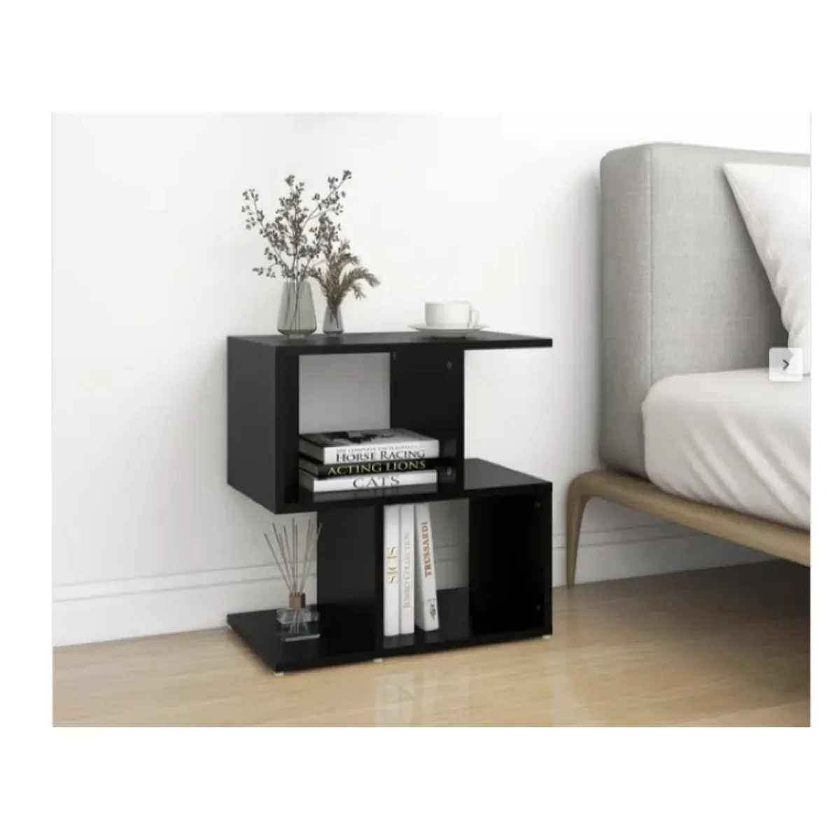 NACION MUEBLES - Velador Estante Fio negro