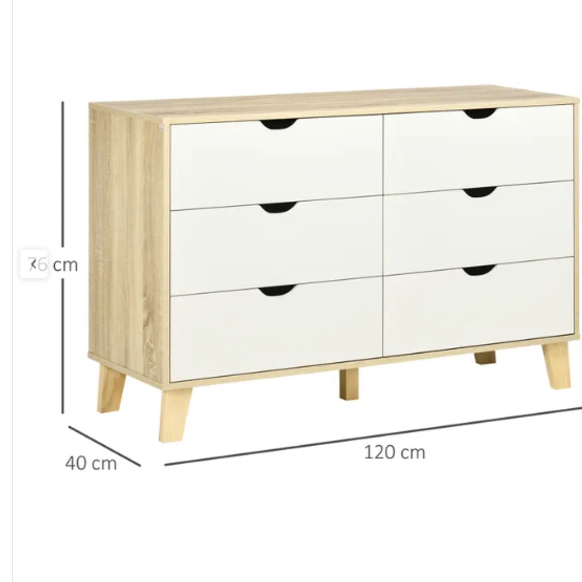 NACION MUEBLES - Cómoda Feid Minimalista