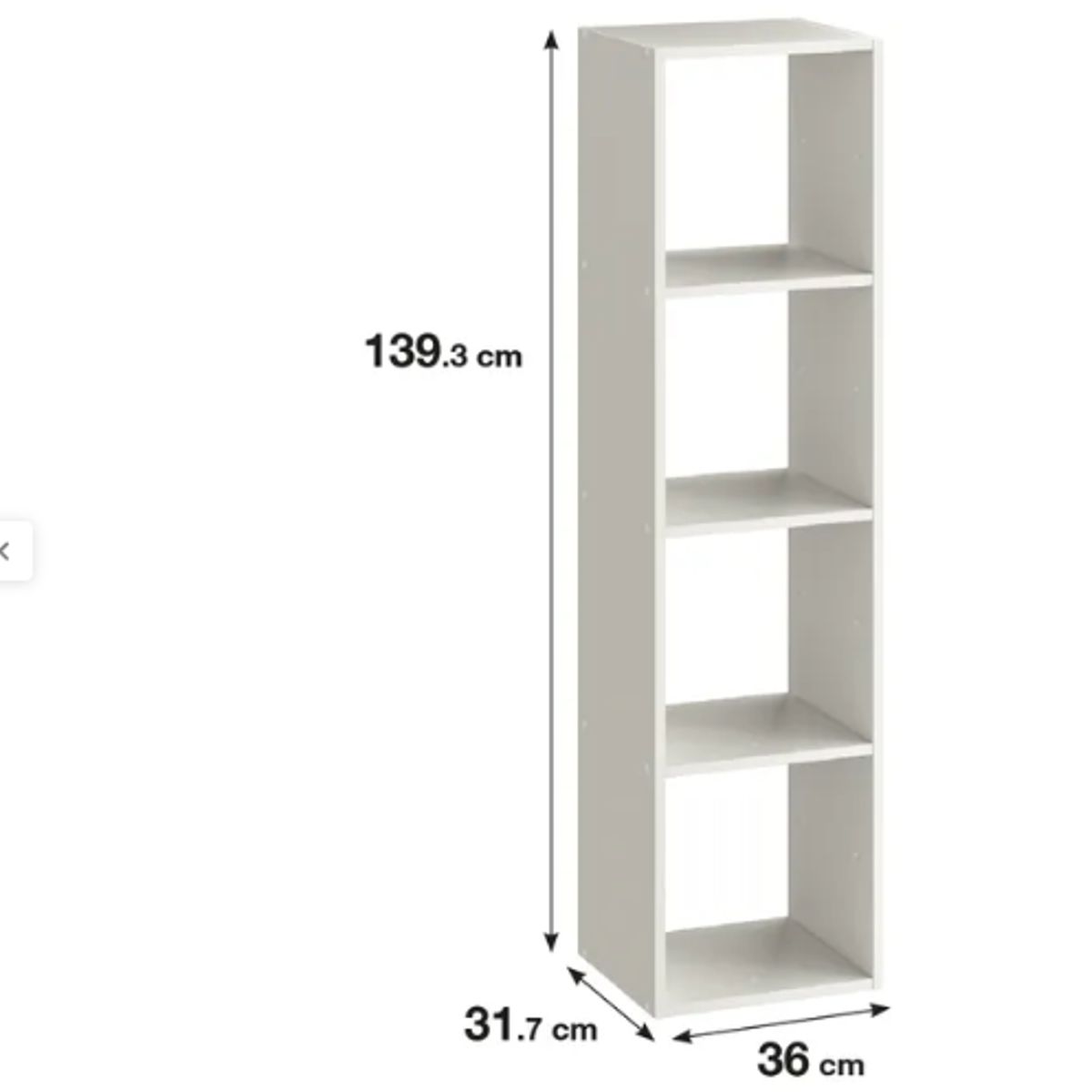 NACION MUEBLES - Aparador Multiusos 4 cubos Rio