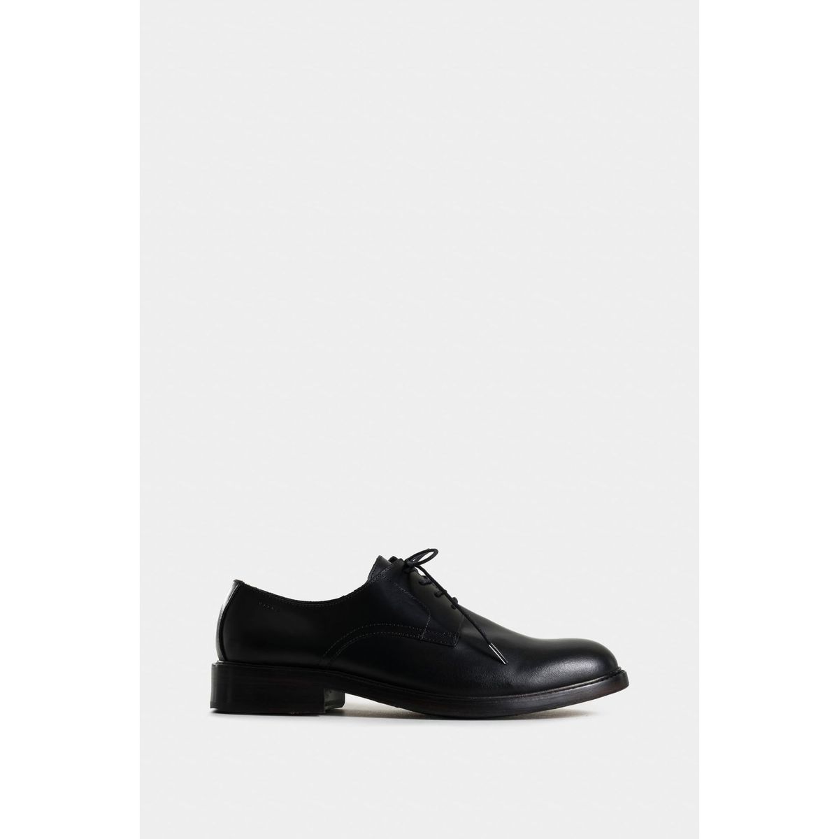 VELEZ - Vélez Zapatos Cordón Lunar De Cuero Liso Hombre Cordón Negro
