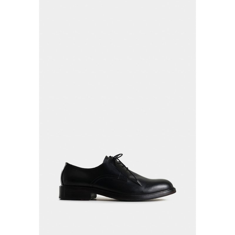 VELEZ - Vélez Zapatos Cordón Lunar De Cuero Liso Hombre Cordón Negro