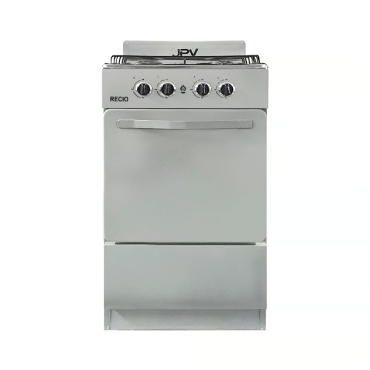 JPV - COCINA DE PIE JPV A GAS 4 HORNILLAS CROMA - RECIO