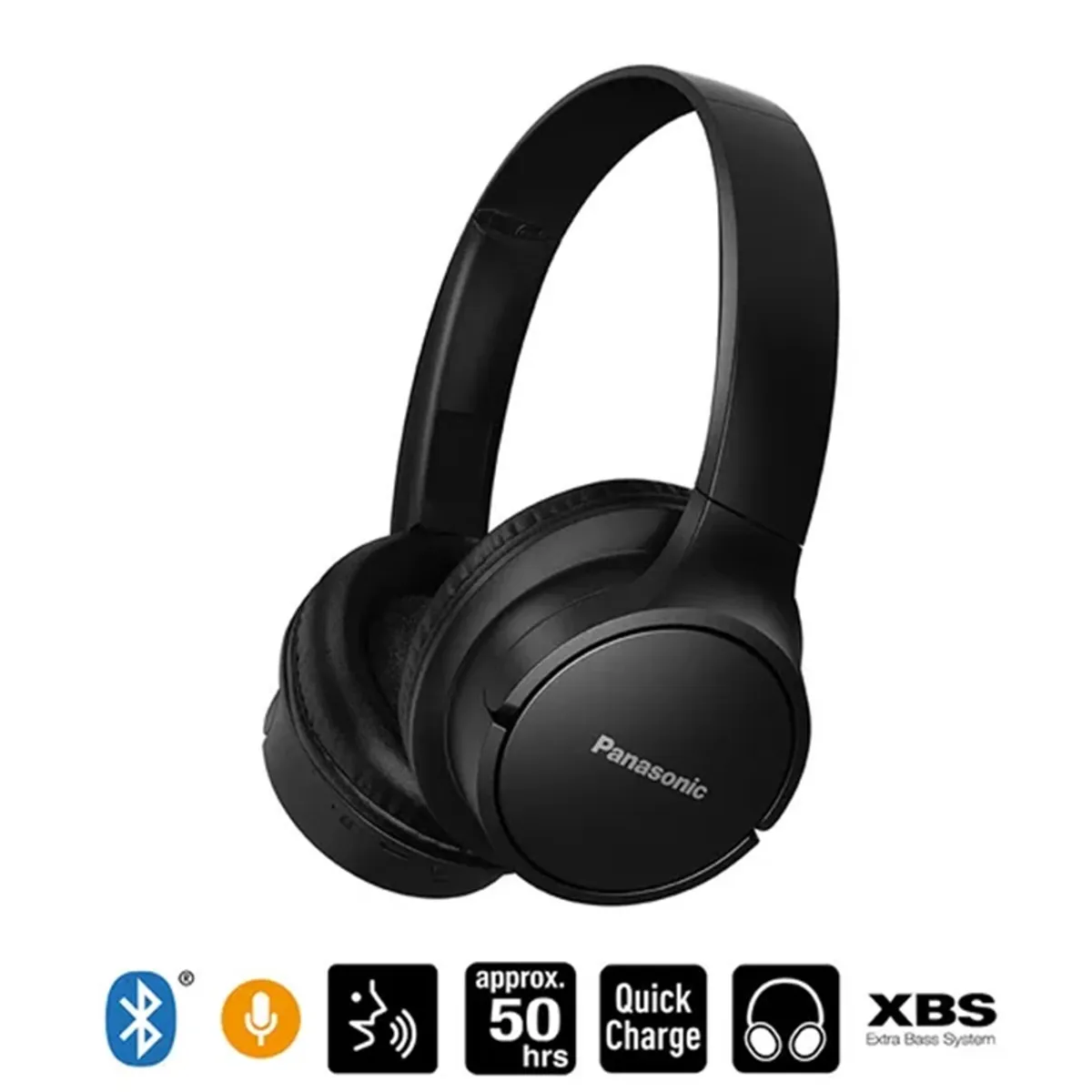 PANASONIC - Audífono Panasonic RB-HF520BPUK Negro