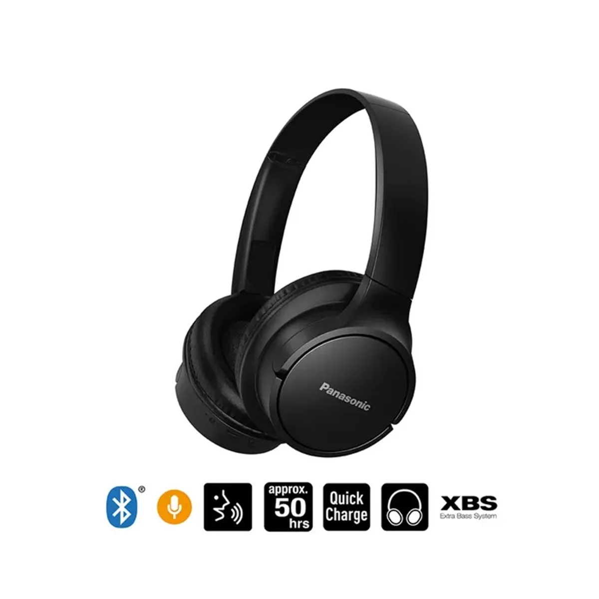 PANASONIC - Audífono Panasonic RB-HF520BPUK Negro