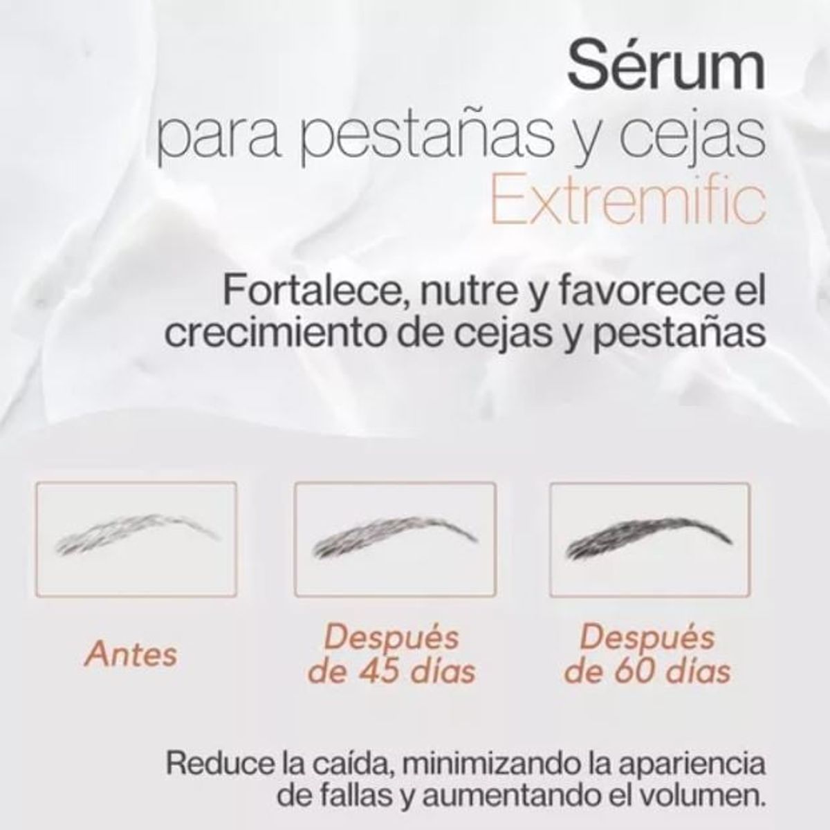 NATURA - SERÚM para cejas y pestañas mayor volumen NATURA UNA