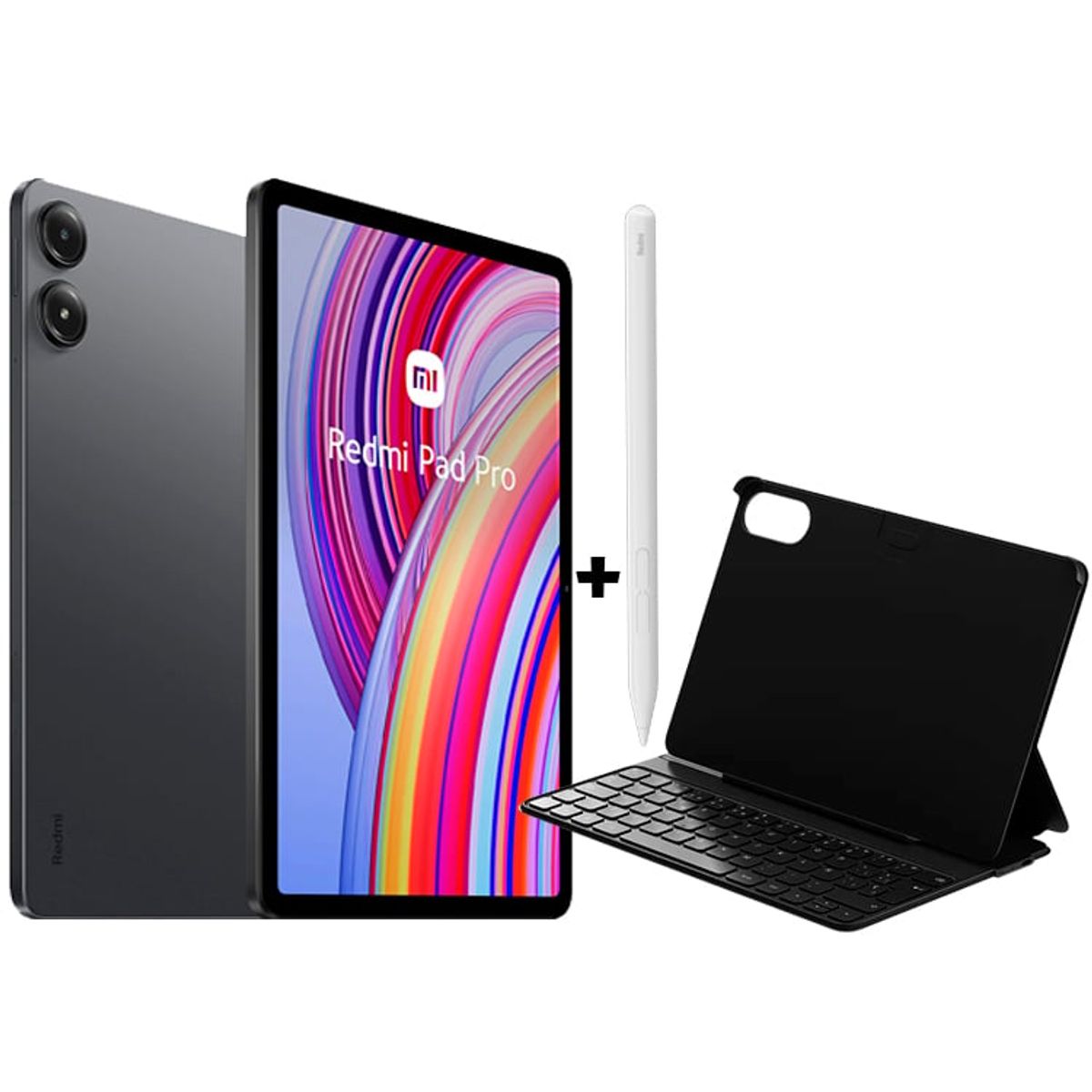 XIAOMI - Xiaomi Redmi Pad Pro 256GB Gris + Teclado Keyboard + Lapiz Smart Pen