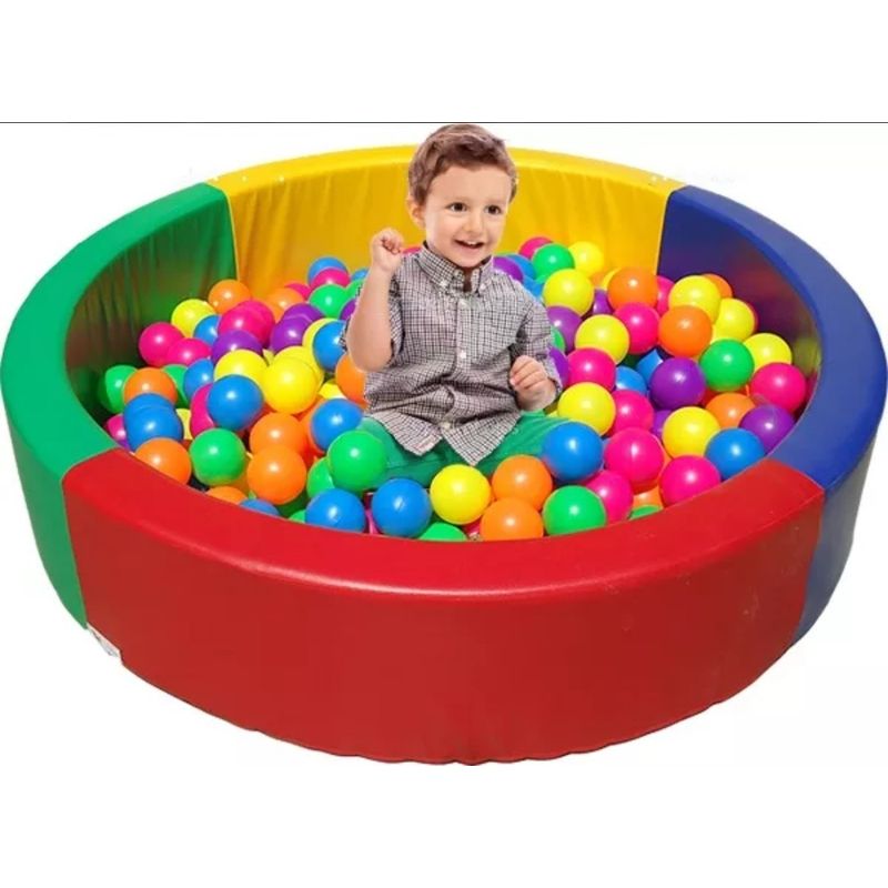 GENERICO - Piscina de pelotas pequeña + 200 pelotas - Psicomotricidad