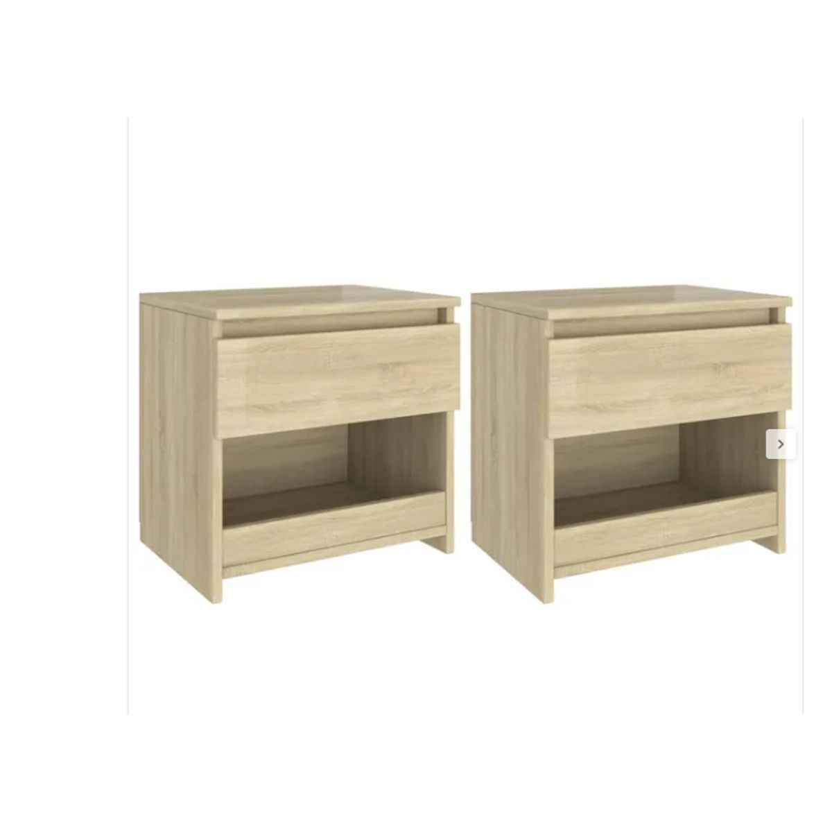 NACION MUEBLES - Set x2 Velador de noche Rio Rústico