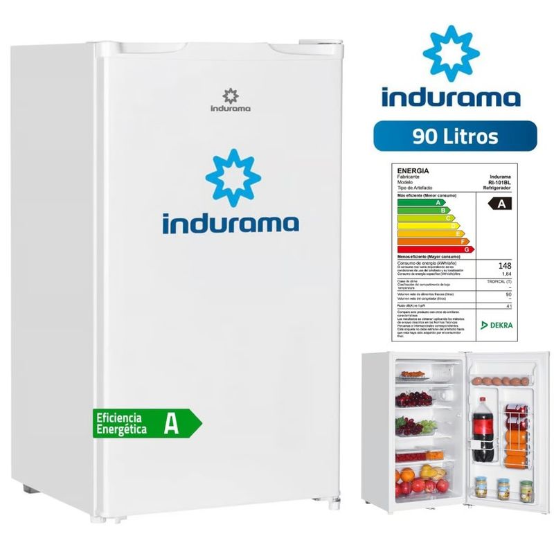 INDURAMA - Refrigerador Indurama RI-101BL Blanco 97L