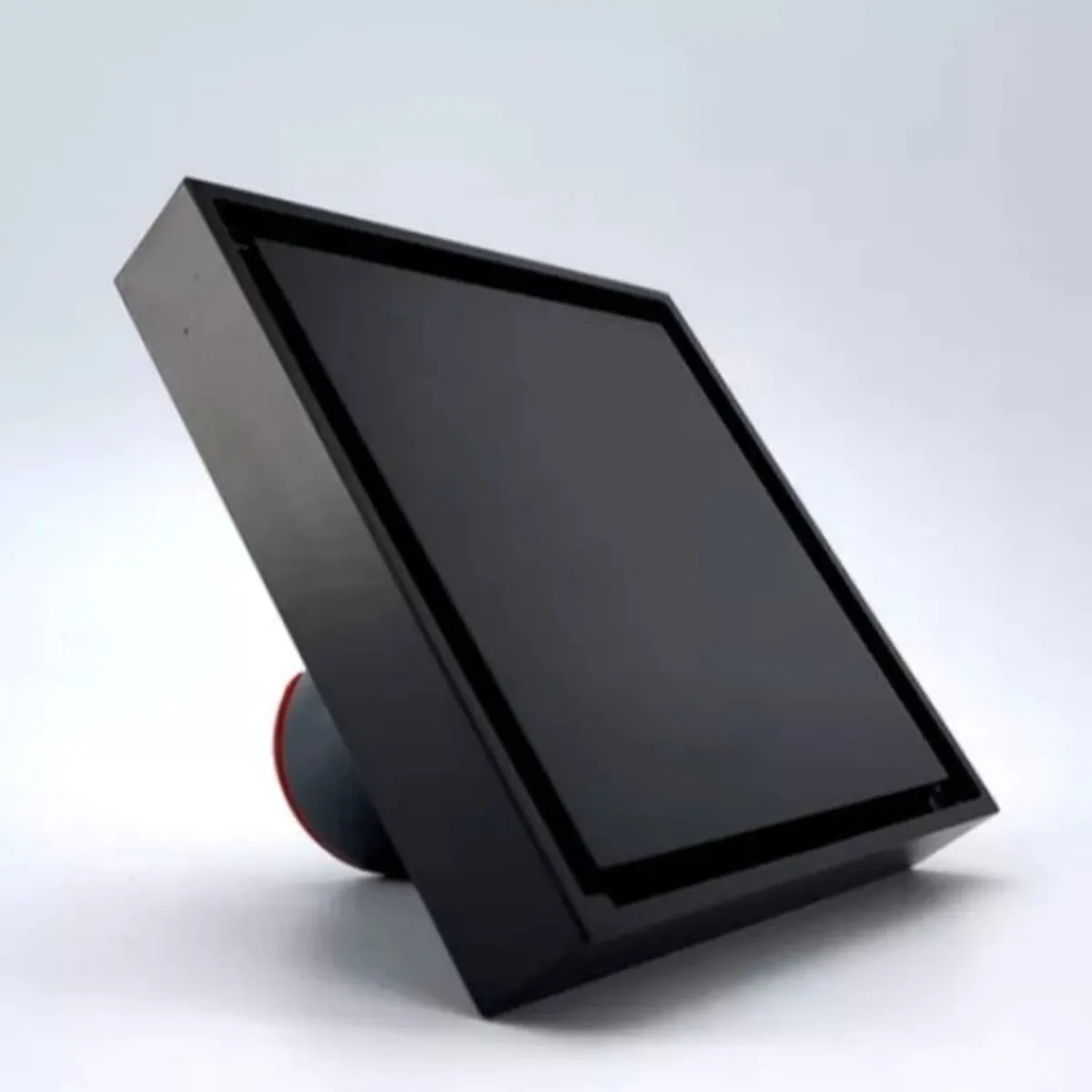 GENERICO - Sumidero Desague Reversible 10x10cm Negro Mate de Acero SUS304