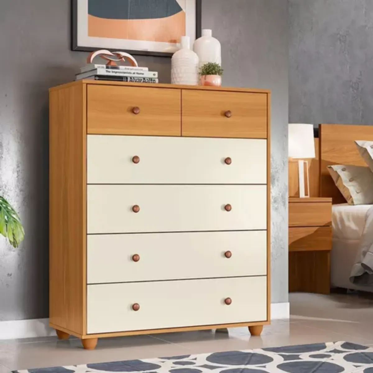 GENERATIONS - Comoda 7cajones Agnes Petrox Home