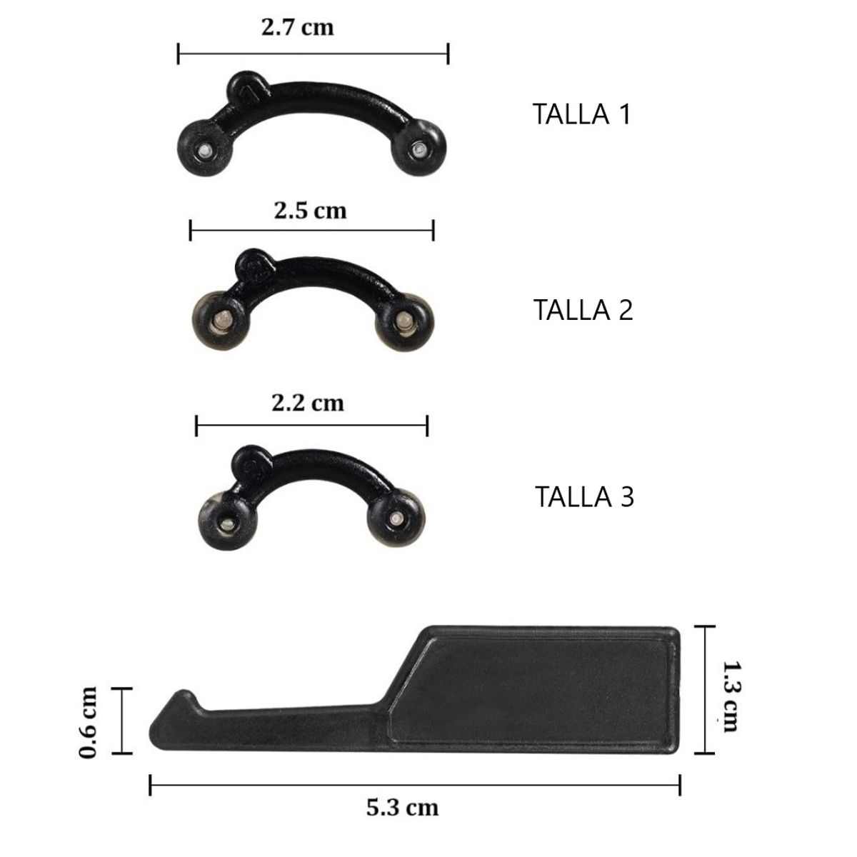 GENERICO - Corrector Nasal Corrector Nasal Clip Nose Up Respingador nasal