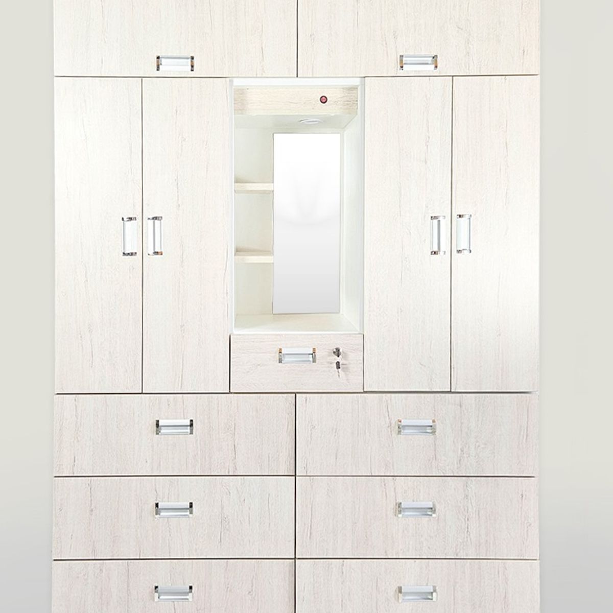 GENERICO - ROPERO DE 1.40 METRO CON TOCADOR COLOR CHANTILLY