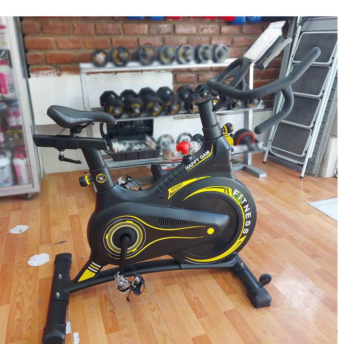 EVERBEST - Bicicleta Spinning Magnetic Volante 10Kg Con Pantalla