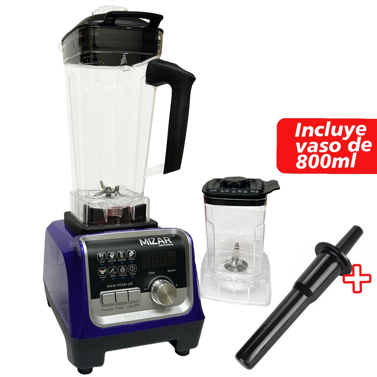 MIZAR COLD & COOKING - Licuadora Multifuncional Blue