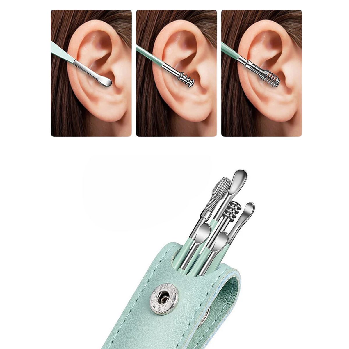 GENERICO - Juego de herramientas de limpieza de oídos PRO