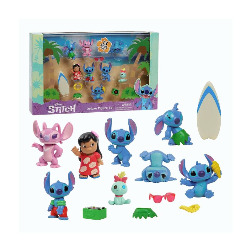 DISNEY - Lilo y Stitch Set de figuras Stitch 13 piezas