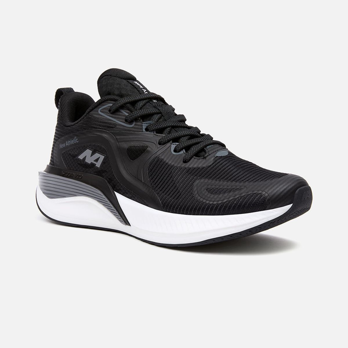NEW ATHLETIC - Zapatillas New Athletic Running Spoom75 Negro Con Gris Hombre