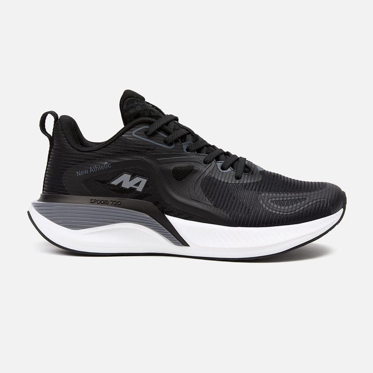 NEW ATHLETIC - Zapatillas New Athletic Running Spoom75 Negro Con Gris Hombre