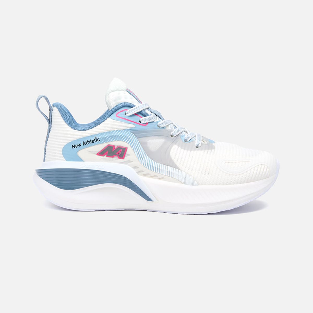 NEW ATHLETIC - Zapatillas New Athletic Running Spoom75 Crema Con Azul Acero Mujer