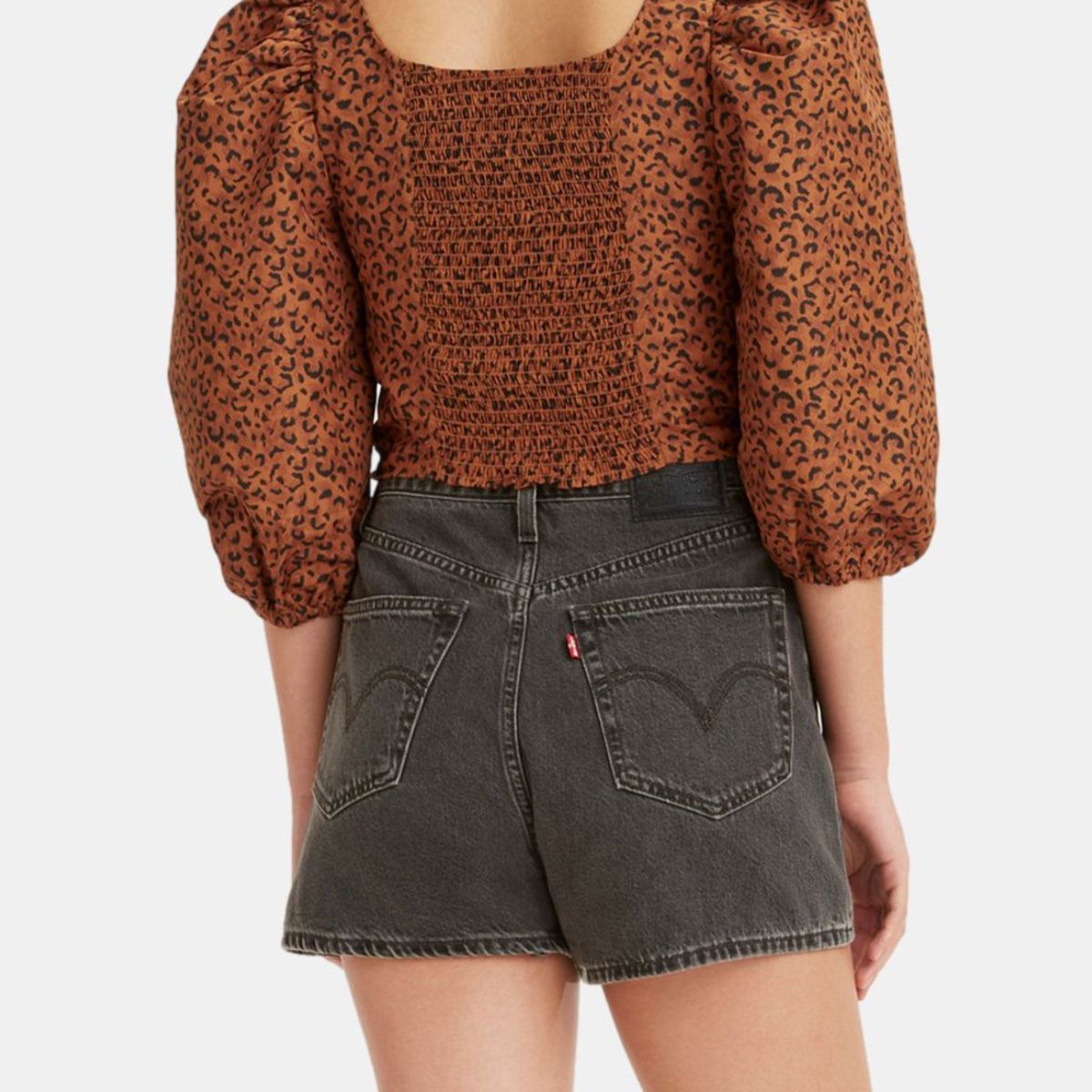 LEVIS - Blusa Mujer Estampada Naranjo Levis