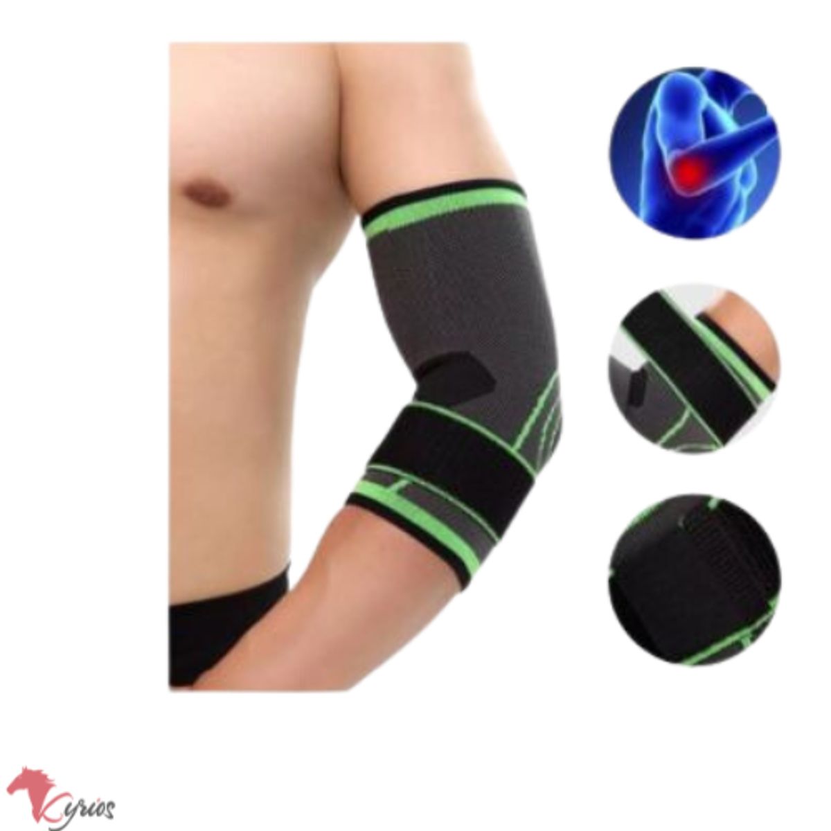 GENERICO - Codera de Compresion Ajustable - Verde