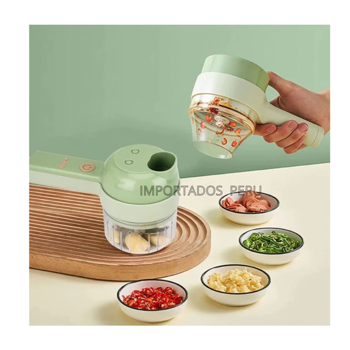 IMPORTADO MC - Picador Electrico Multifuncional 4 en 1