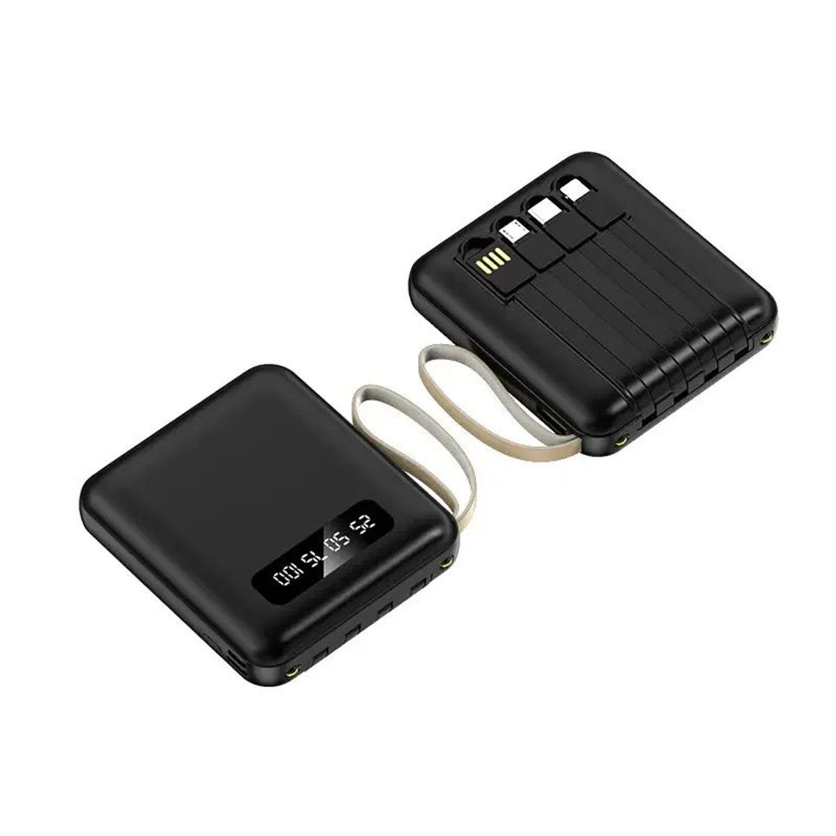GENERICO - CARGADOR PORTATIL POWER BANK PARA CELULAR CON 4 TIPOS DE ENTRADA