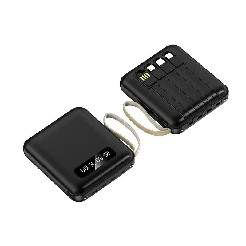 GENERICO - CARGADOR PORTATIL POWER BANK PARA CELULAR CON 4 TIPOS DE ENTRADA