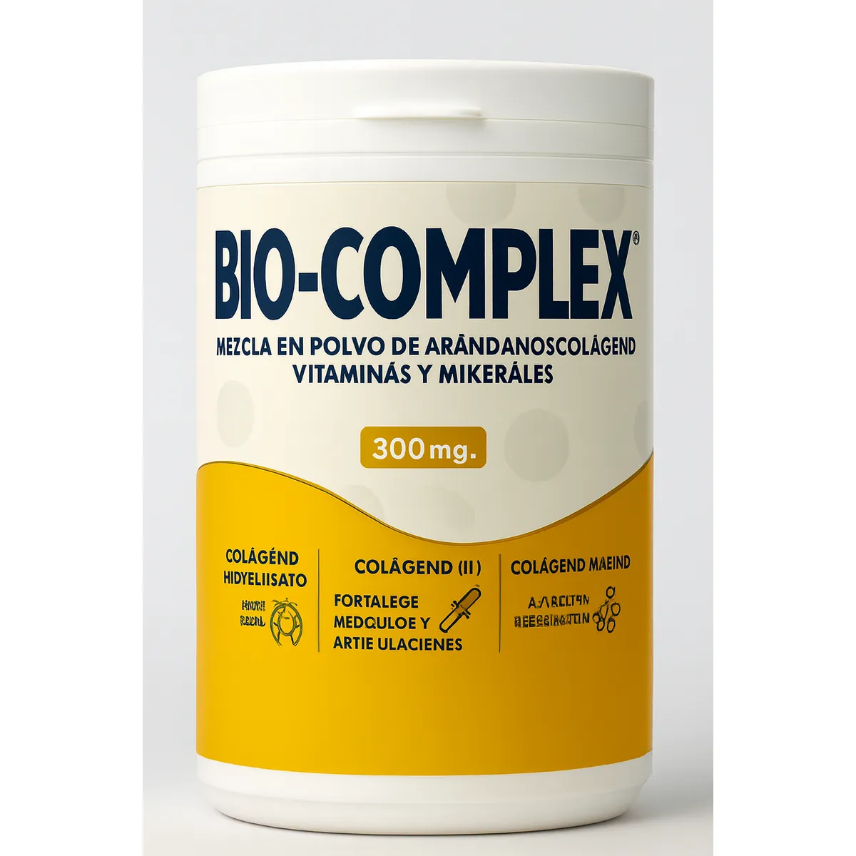 GENERICO - Colageno Bio-complex formula que mezcla 3 tipos de colágenos enriquecido con vitaminas y minerales