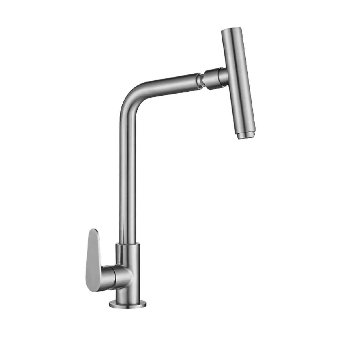 GENERICO - Llave Ganso Para Cocina en Acero Inoxidable Satinado